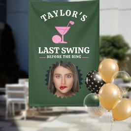 Lona Última Swing Antes De La Bachelorette De Golf Ring