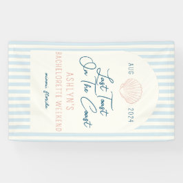 Lona Última tostada en la bandera de la soltera costera