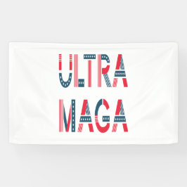 Lona Ultra MAGA Trump Patriótico Republicano Conservado