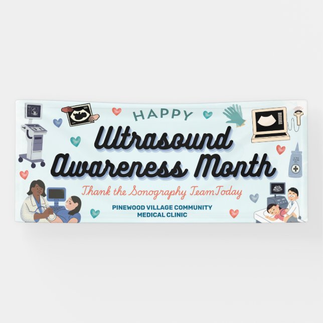 Lona Ultrasound Awareness Month Banner (Horizontal)