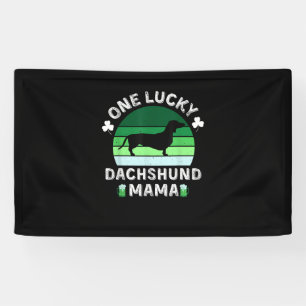 Lona un afortunado dachshund mama gracioso día de san p