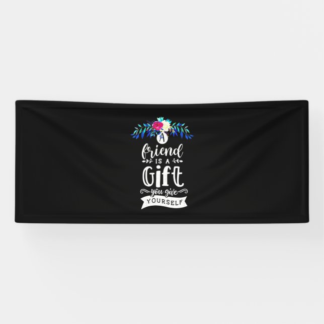 Lona Un amigo es un regalo (Horizontal)