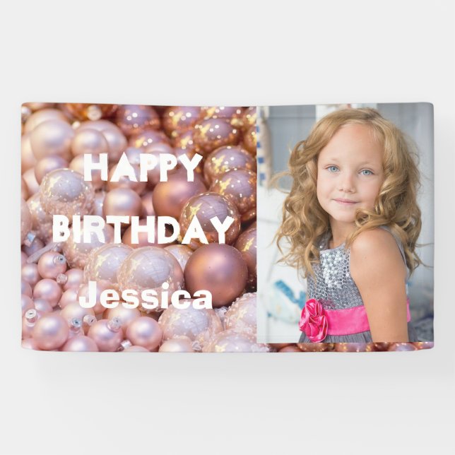 Lona Un año feliz cumpleaños (Horizontal)