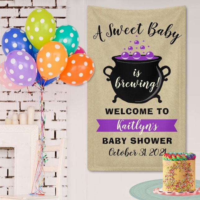 Lona Un bebé dulce está preparando Baby Shower de Hallo (Subido por el creador)