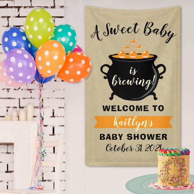 Lona Un bebé dulce está preparando Baby Shower de Hallo (Subido por el creador)