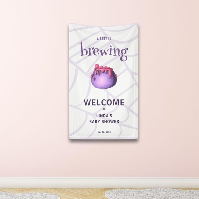 Lona Un bebé está preparando Baby Shower de Witch Hallo (Subido por el creador)