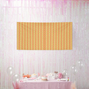 Lona un fondo naranja y amarillo con puntos pequeños