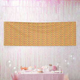 Lona un fondo naranja y amarillo con un patrón