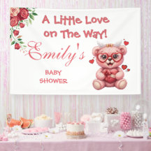 ¡Un pequeño amor en camino! Baby Shower Rosa