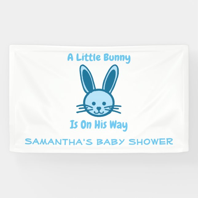 Lona Un Pequeño Conejo Está En Camino (Horizontal)