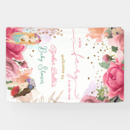 Lona Un Pequeño Hada Está En Camino Chica Baby Shower