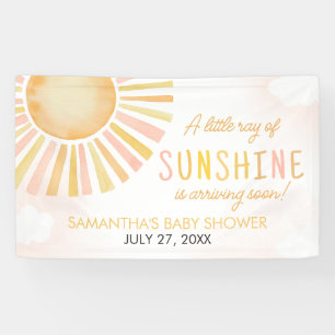 Lona Un pequeño rayo de luz solar en Baby Shower