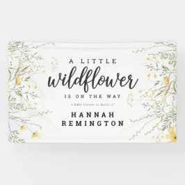 Lona Un poco de color amarillo anaranjado Baby Shower