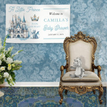 Un principito está de camino, chico Baby Shower