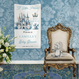 Lona Un principito está de camino, chico Baby Shower