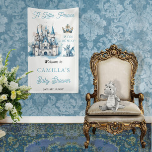 Lona Un principito está de camino, chico Baby Shower
