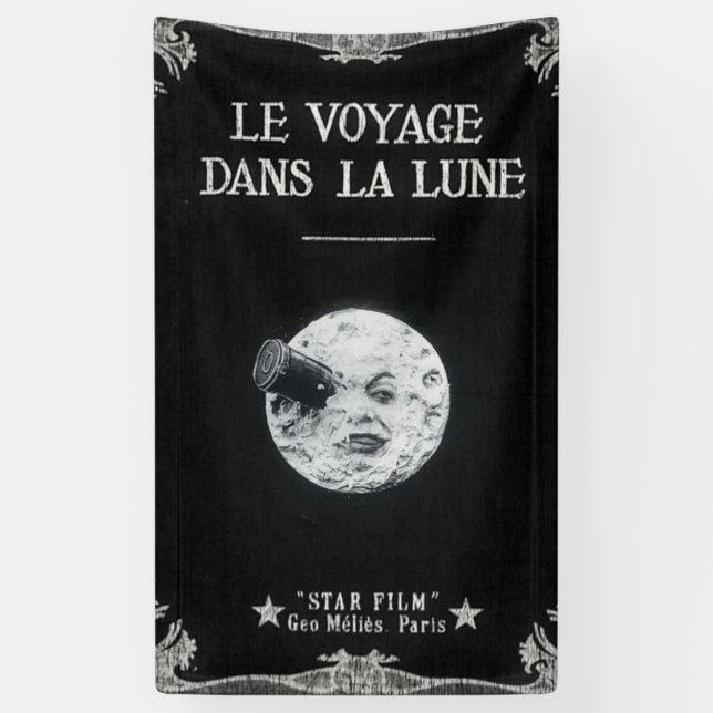 Lona Un viaje al La Lune de Le Voyage Dans de la luna (Vertical)