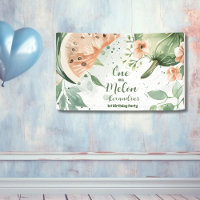 Una en una sandía de melón melón Melón Primer cump