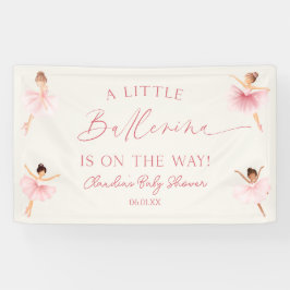 Lona Una pequeña bailarina Rosa Baile de bebé