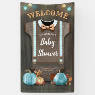 Lona Una pequeña calabaza   BABY SHOWER   Banner de Bab