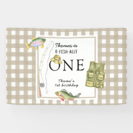 Lona Una pequeña fiesta de cumpleaños de pescadores