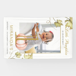 Lona Una pequeña foto de calabaza Primera fiesta de cum