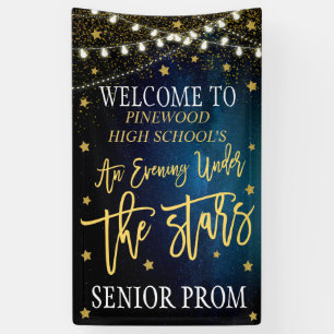 Lona Una velada bajo la bandera del baile Stars