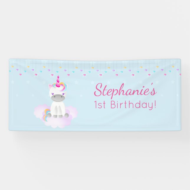 Lona Unicornio mágico (Horizontal)