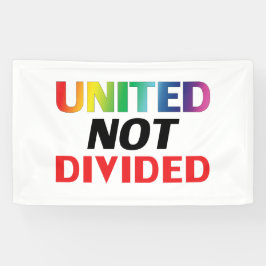 Lona Unidos no dividido - rojo, blanco, azul, lgbtq lgb
