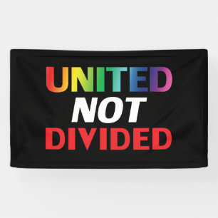 Lona Unidos no dividido - rojo, blanco, azul, negro lgb