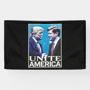 Lona Unir a América Icono Trump 