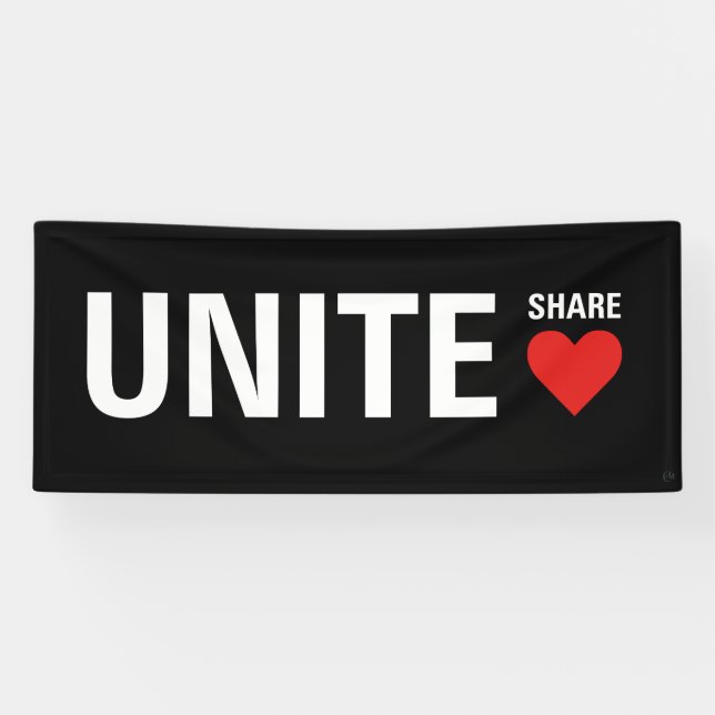 Lona Unir la democracia política (Horizontal)