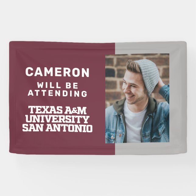 Lona Universidad A&M de Texas-San Antonio (Horizontal)