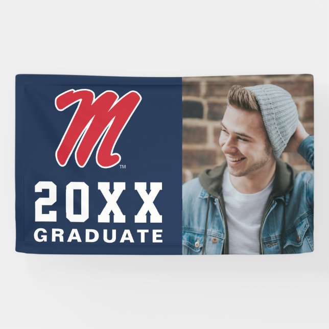 Lona Universidad de Misisipi | Script M (Horizontal)