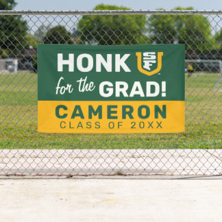 Lona Universidad de San Francisco | Honk for the Grad
