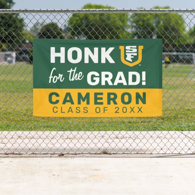 Lona Universidad de San Francisco | Honk for the Grad (In situ)