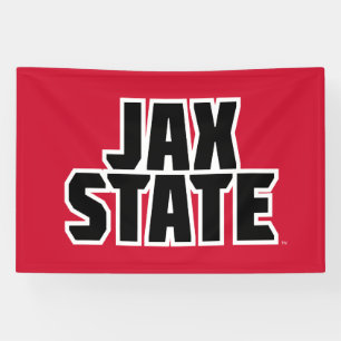 Lona Universidad Estatal de Jacksonville JAX STATE Text