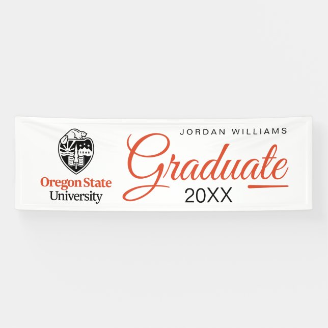 Lona Universidad Estatal de Oregon (Horizontal)