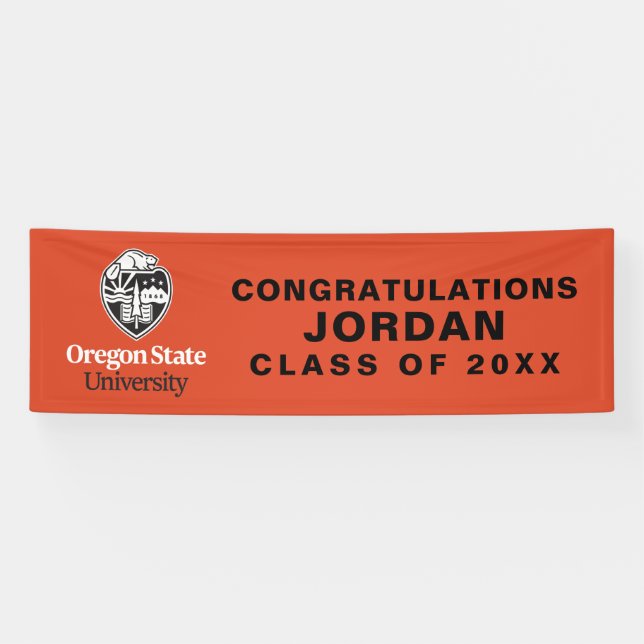 Lona Universidad Estatal de Oregon (Horizontal)