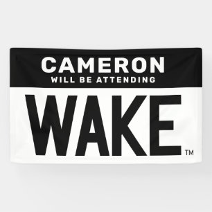Lona Universidad Wake Forest   Wake Wordmark