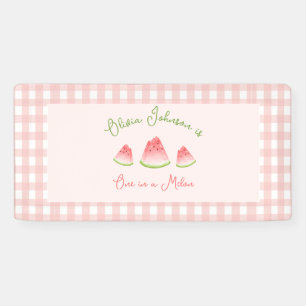 Lona Uno en Melón Cumpleaños