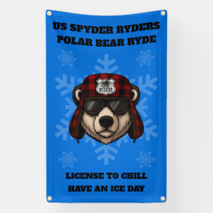 Lona US SPYDER RYDERS - Banner de Polar Bear Ryde3