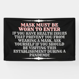 Lona Usar Un Mensaje De Máscara