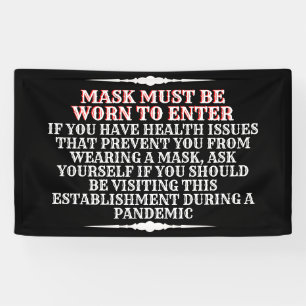 Lona Usar Un Mensaje De Máscara