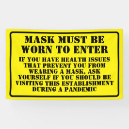 Lona Usar Un Mensaje De Máscara