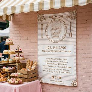 Lona Utensilios de repostería chic Mercado de pastelerí