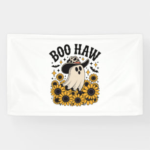 Lona Vaca Fantasma del Oeste Boo Haw Halloween