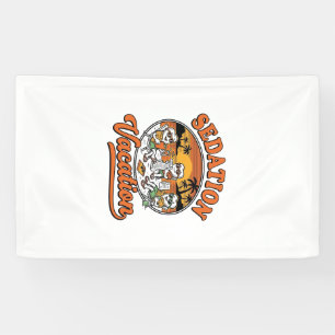 Lona Vacaciones de Sedación Diseño de Camiseta de Humor