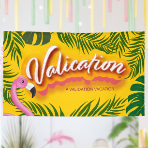 Lona Vacaciones de validación pegajosas grandes