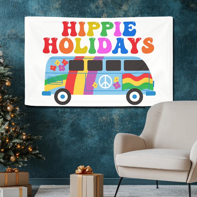 Lona Vacaciones Hippie Cute Retro 70 Van Holiday (Subido por el creador)